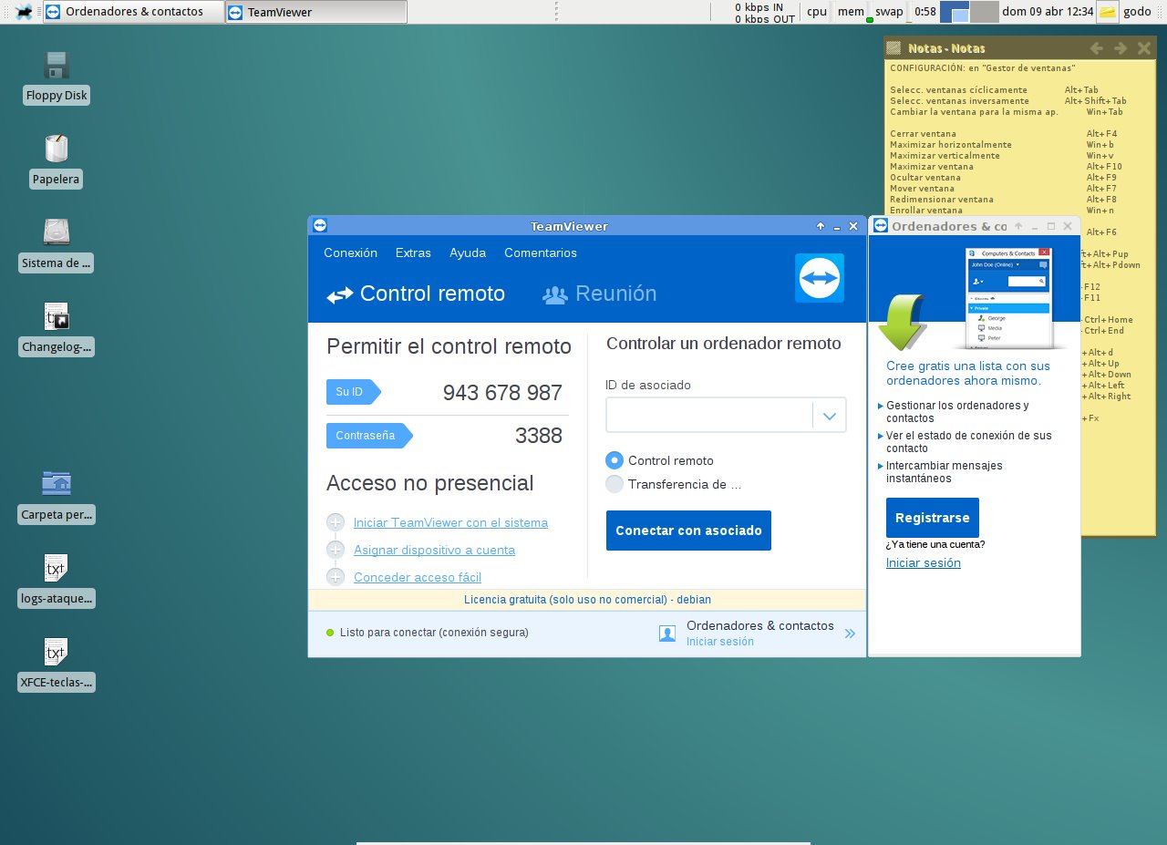 Teamviewer en Debian