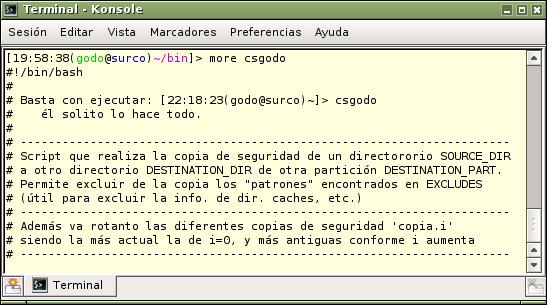 terminal con utf-8