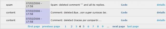 El desastre: deleted (all) comment